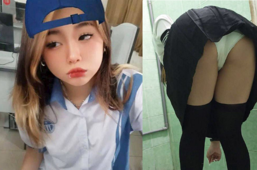 Gái xinh lộ lót bị ép ngậm cu